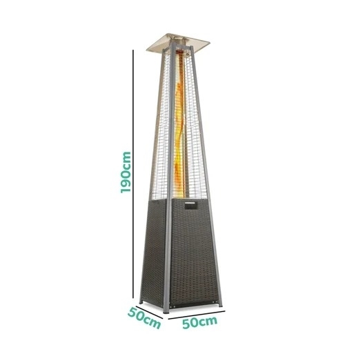 Outdoor Patio Heater - Metal, Multi Color, 220-300V | Adjustable Heat, Portable, Weather Resistant, Energy Efficient, Easy Ignition, Long Lifespan, Safety Features