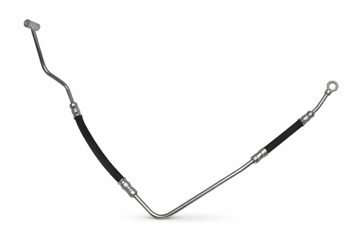Power Steering Hose - Color: Black And Silver