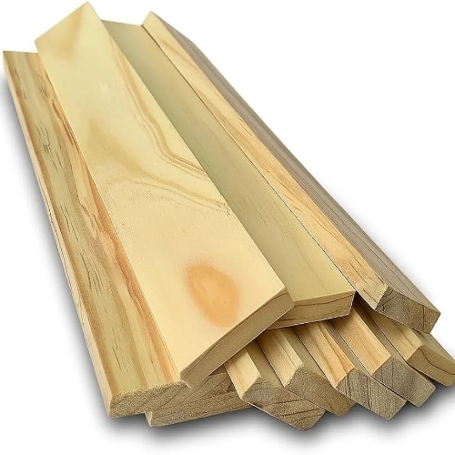 2 Inch Wooden Planks - Pine 6 Inch x 2 Inch Sera Plank Termite Resistant Water Resistant Smooth Finish Strong Grain