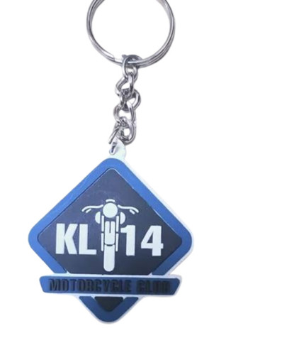 2 Inches Customize Rubber Keychain
