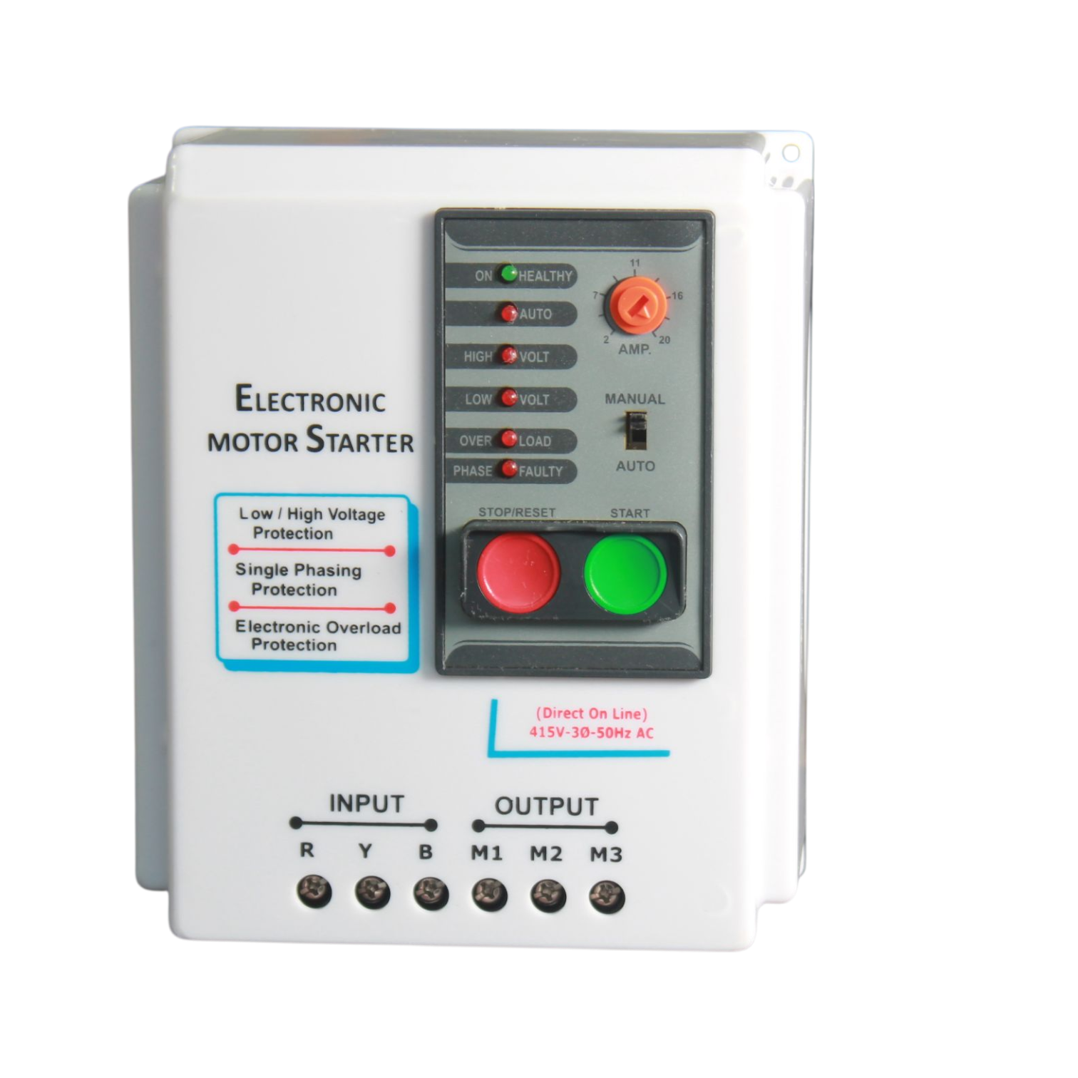 3 Phase Dol Motor Starter - Application: Pump