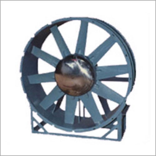 Axial Flow Fans - Cast Aluminum Alloy Impellers, 3,00,000 M3/hr Capacity, 100 Mm Wg Pressure | Adjustable Blades, Durable Design, Bifurcated For Corrosive
