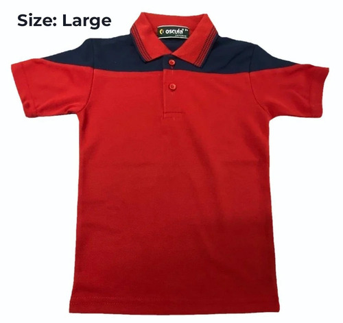 Boys Red School T Shirt