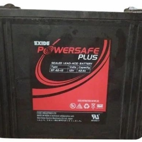 Exide Battery - Mild Steel 100Ah, Sealed Maintenance-Free | Long Lifespan, Spill Proof, Vibration Resistant, Fast Charging