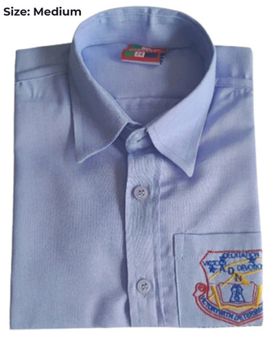 School Blue Cotton Shirt