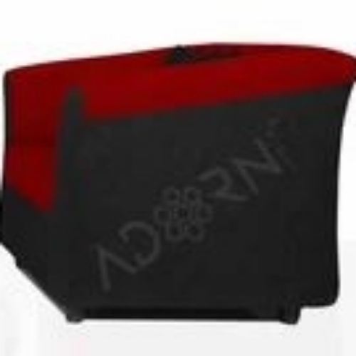 Acura Sofa - Wood Frame, Black & Red | Modern Style, Comfortable Seating, Plush Cushions