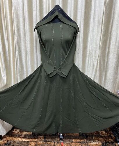 Comfortable Zoom Ladies Abaya - Good Quality, All Size, Long Sleeve | Anti Wrinkle, Stylish, Washable