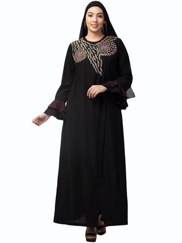 Embroidered Stitched Ladies Abaya