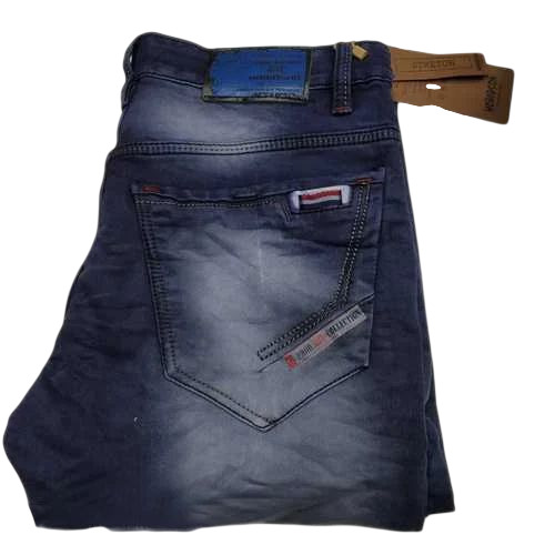 Men Casual Denim Jeans - Denim, Customized Size, Multiple Colors | Lightweight, Breathable, Washable