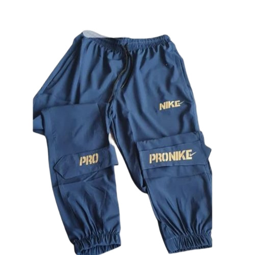 Men Cotton Blue Lower