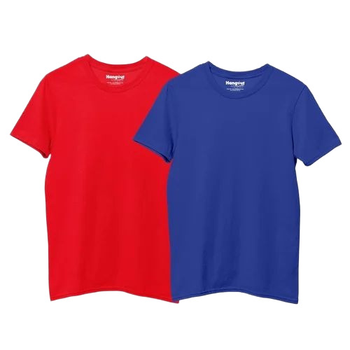 Men Round Neck T Shirt - Cotton, Multicolor, Half Sleeve | Stylish, Comfortable Casual Wear