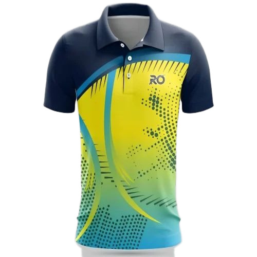 Multicolor Collar T Shirt