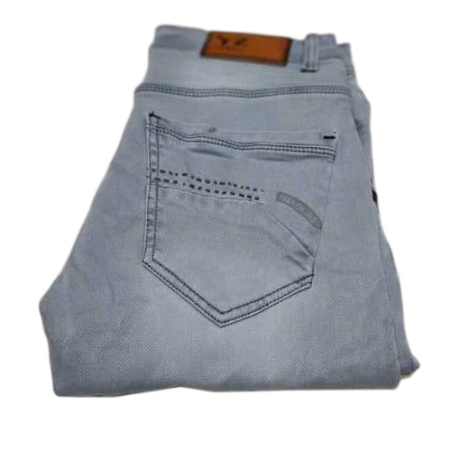 Sky Blue Denim Jeans - Denim, Customized Size, Multiple Colors | Light Weight, Breathable, Washable