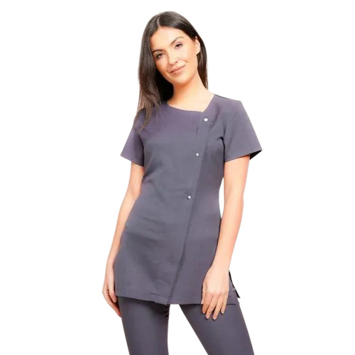 Spa Salon Uniform - Soft Fabric, Female, Short Sleeves | Comfortable, Skin Friendly, No Fade