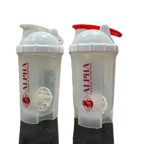Sporty Plastic Shaker Bottle - 500 ML Multicolor, Round Shape, Flip Lid | Durable and Fancy Design