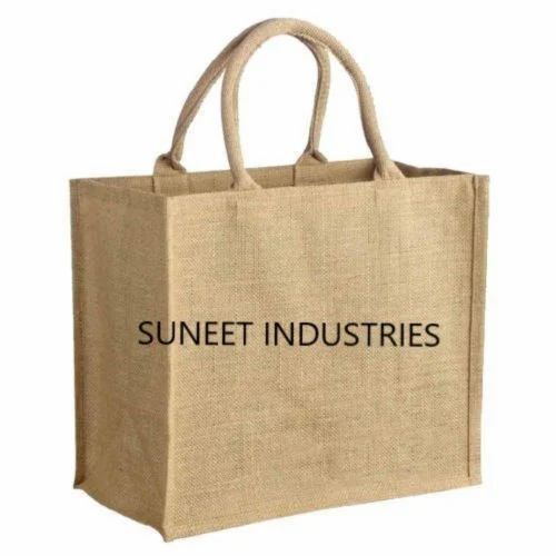 Brown Jute Shopping Bag