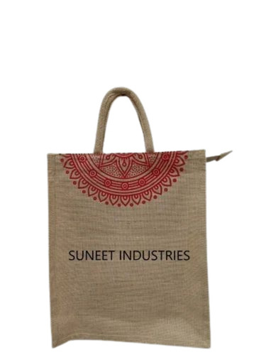 Eco Friendly Printed Jute Shopping Bag