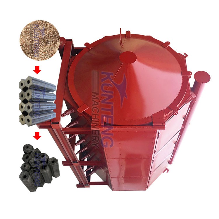 Eucalyptus Bamboo Wood Horizontal Carbonization Furnace - Capacity: 1300 Kg/Hr