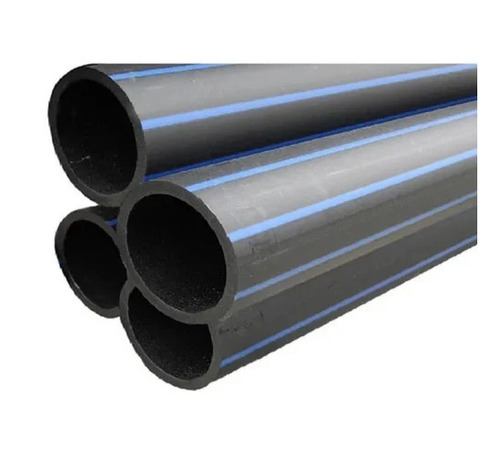 Black HDPE Sewage Pipe - PE80, 315mm Diameter, 6m Length, 14mm Thick, 4 kg/cm2 Pressure | Black, Crack Proof, Round