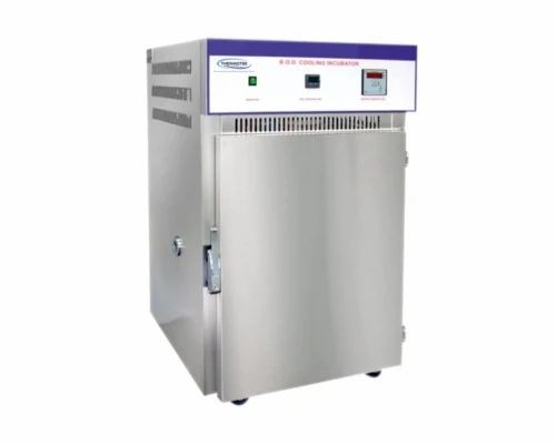 Bod Incubator - 45x45x60 mm Inner Chamber, 120 L Capacity, White | Silver Rectangular Laboratory Device, 2 Shelves, 5-60Â°C Temperature Range