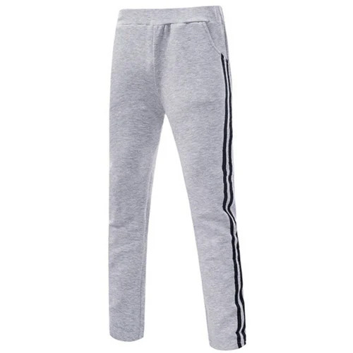 Mens Track Pant - Cotton, Multiple Sizes, White | Comfortable Fit, Elastic Waist, Casual Style