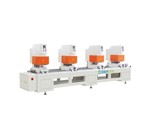 UPVC Four Head Seamless Welding Machine - 1700x5300x1000 mm, 4.5 Kw, 220V | Industrial Use, 50-60 Hz, 6-8 Bar Air Pressure