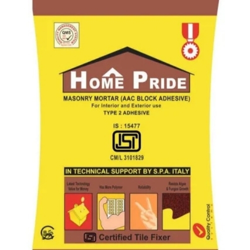 AAC Block Adhesive for Interior and Exterior Use