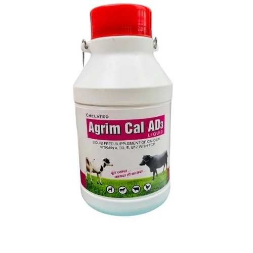 Agrim Cal Ad3 - Calcium Cattle Feed Supplement Liquid (5 L)