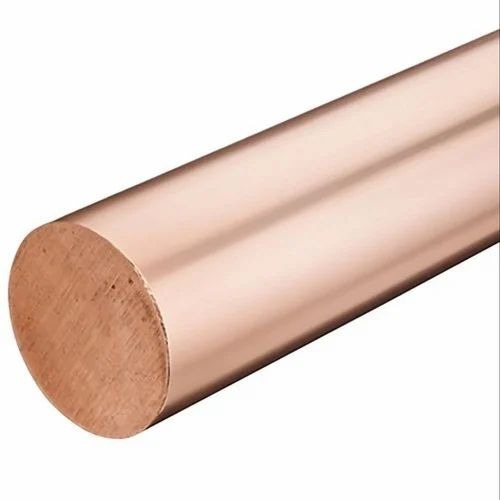 C17200 Beryllium Copper Rod - Copper, Round, Custom Size, Golden Color | Good Quality
