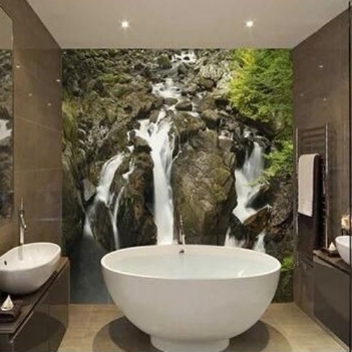 Decorative Glossy Digital Printing Glass