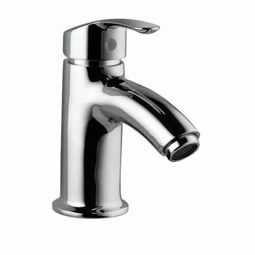 Essco Single Lever Basin Mixer - Brass, Chrome Plated, Silver | Corrosion Resistant, Rust Proof, Durable, Wall Mounted
