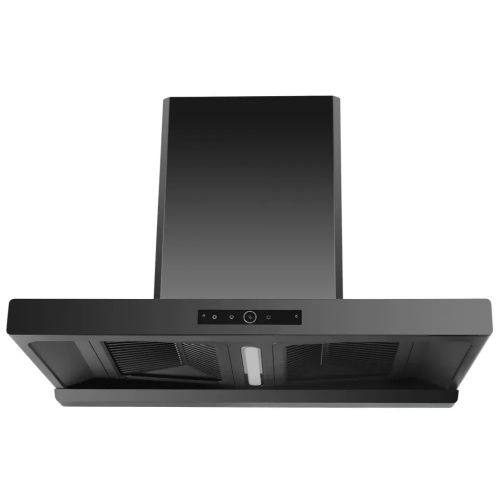 KAFF HAGEN 90cm Wall Mounted Auto Clean Chimney - Stainless Steel Black High Suction | Multi-Stage Baffle Filters Easy Maintenance