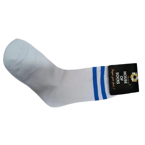 Kids Blue Stripes School Socks