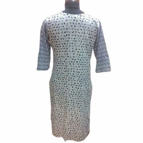 Ladies Trendy Printed Cotton Kurti