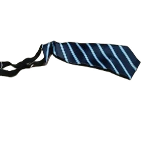Polyester Blue School Tie