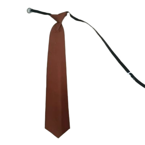 Polyester Brown School Tie