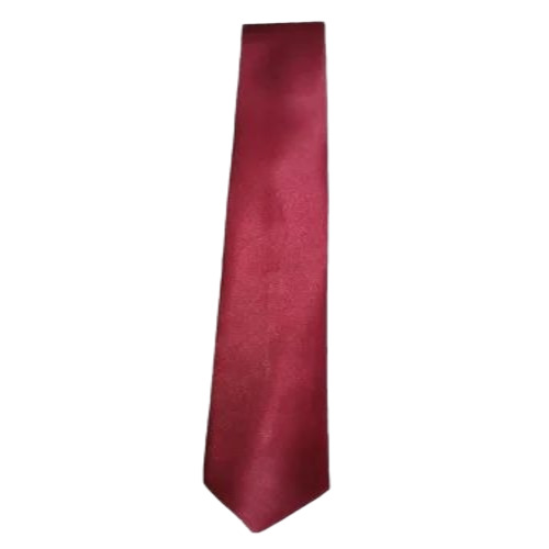 Polyester Maroon School Tie