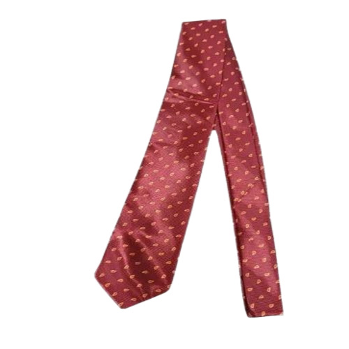 Red Printed School Tie