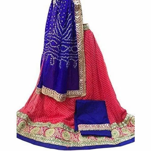 Stylish Bandhani Silk Lehenga Choli