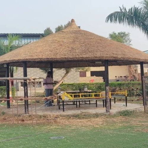 Synthetic Bamboo Hut