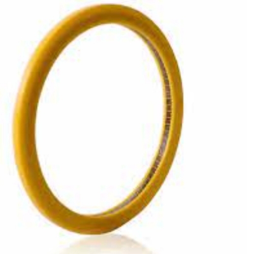 Yellow Round Industrial Rubber Ring