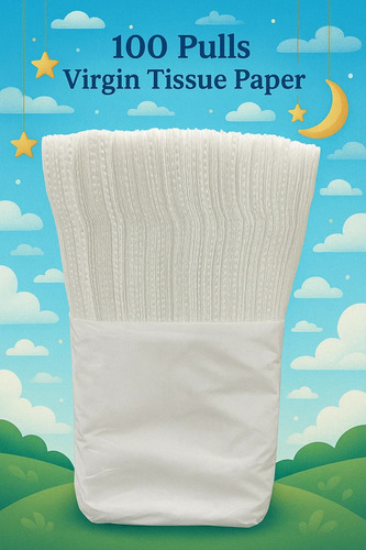 100 Pulls Virgin Tissue Paper