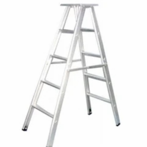 Aluminum Folding Double Step Trestle Ladder