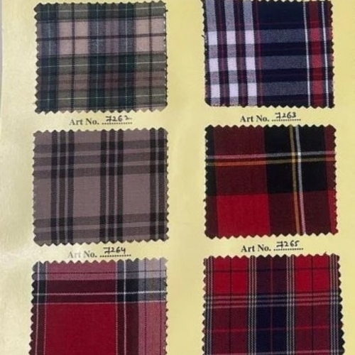 Check Pattern Uniform Suiting Fabric