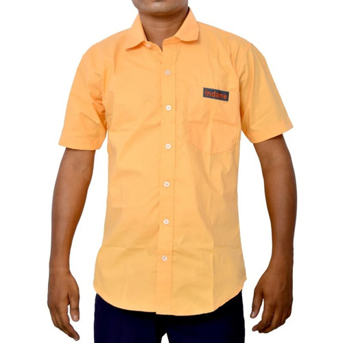 Indane Gas Office Staff Uniform - Poly Cotton, Short Sleeves, Unisex | Comfortable, Breathable, No Fade, Easy Maintenance