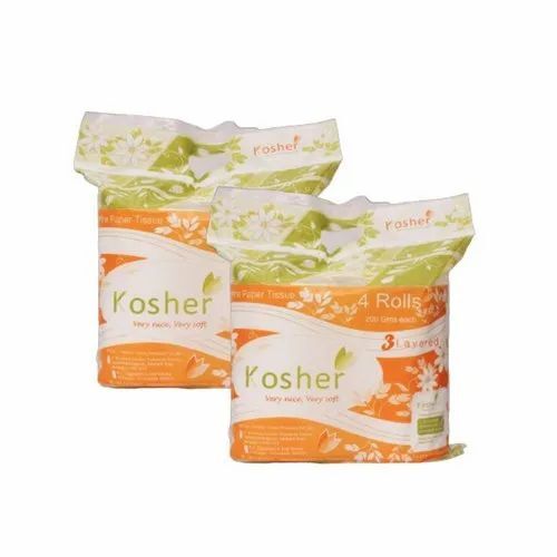Kosher Restroom Tissue Roll 3 Ply