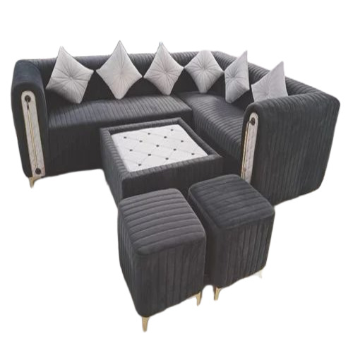 Living Room L Shape Sofa Set