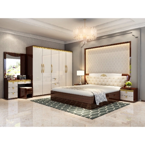 Modern Wooden Bedroom Furniture Set