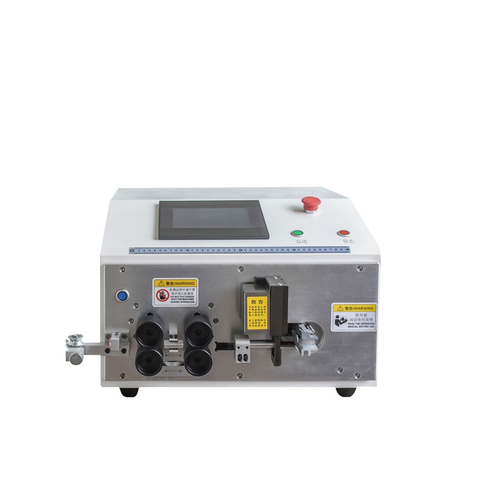 16Sqmm Wire 2D Cutting Stripping And Bending Machine - Color: White