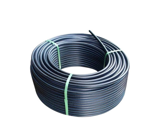 Black Hdpe Coil Pipe - HDPE Material, Black, Flexible Round, High Pressure, UV Shielded, Leak Proof